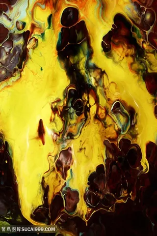 大理石时尚抽象艺术油画