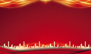 喜庆红色展板背景