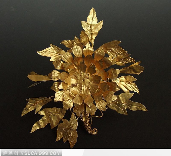 明牡丹开花饰品