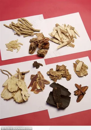 中医医疗-配好的药草