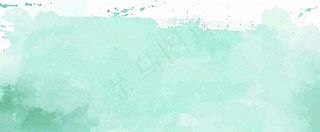 绿色水彩斑驳背景