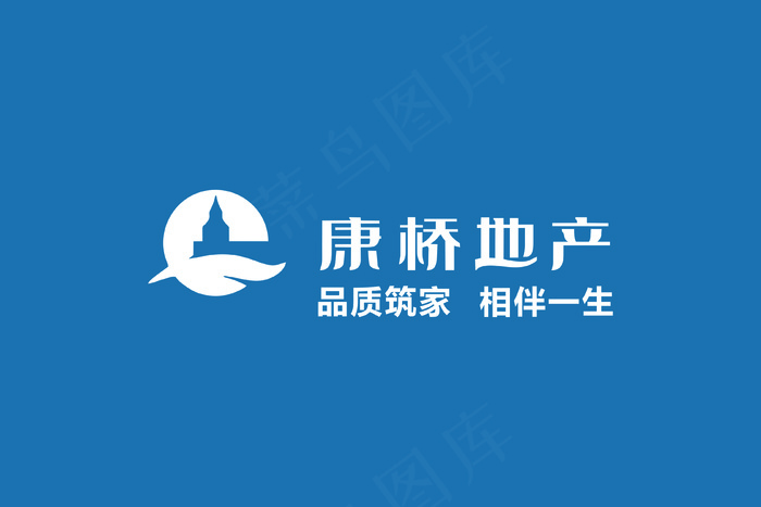 康桥地产标志旗帜cdr矢量模版下载