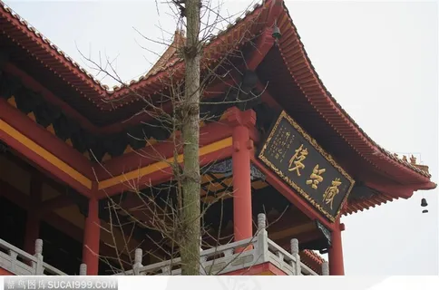 寺院风光-藏经阁一角