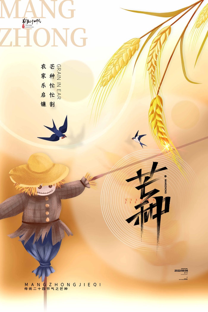 芒种 芒种海报图片