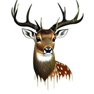 鹿麋鹿动物免抠