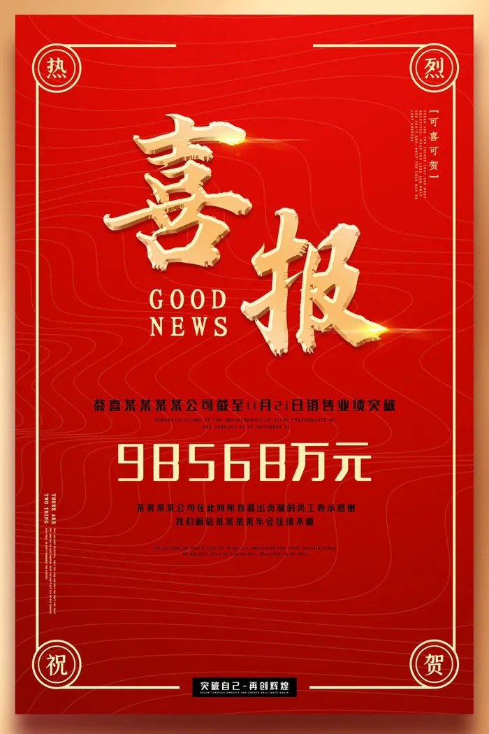 2022企业公司销售业绩年终大捷军令喜报PSD设计素材模板(3543x5315)psd模版下载