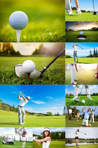 50张打高尔夫球体育运动图片