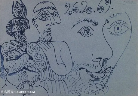 毕加索抽象人物高清装饰画 毕加索抽象人物高清装饰画