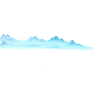 远处的山峰png免抠