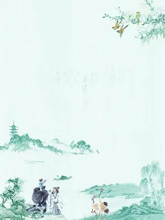 简约清明节宣传海报 简约清明节宣传海报