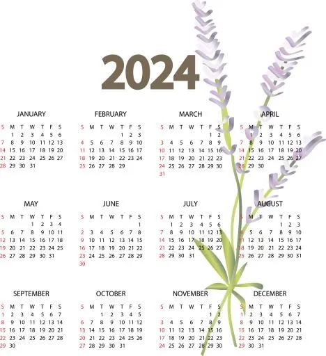 2023 年日历 PNG免抠(3996x4369)