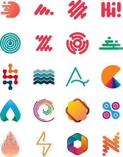 手绘标志LOGO素材