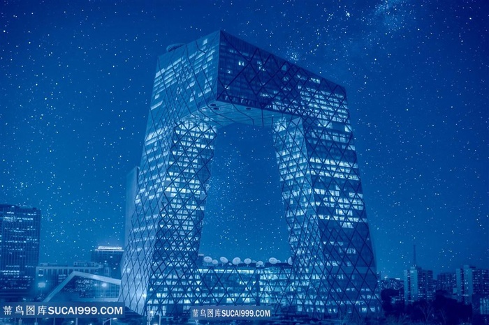 北京央视大楼外观图片