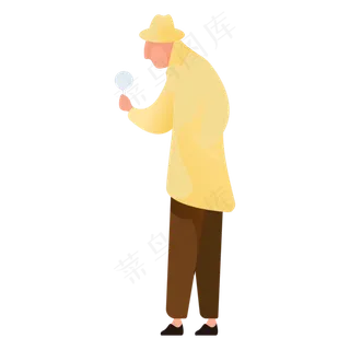 检查人物免抠图