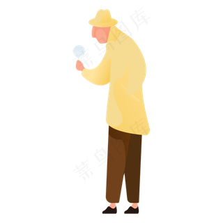 检查人物免抠图