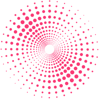 粉色发散小圈圈背景装饰