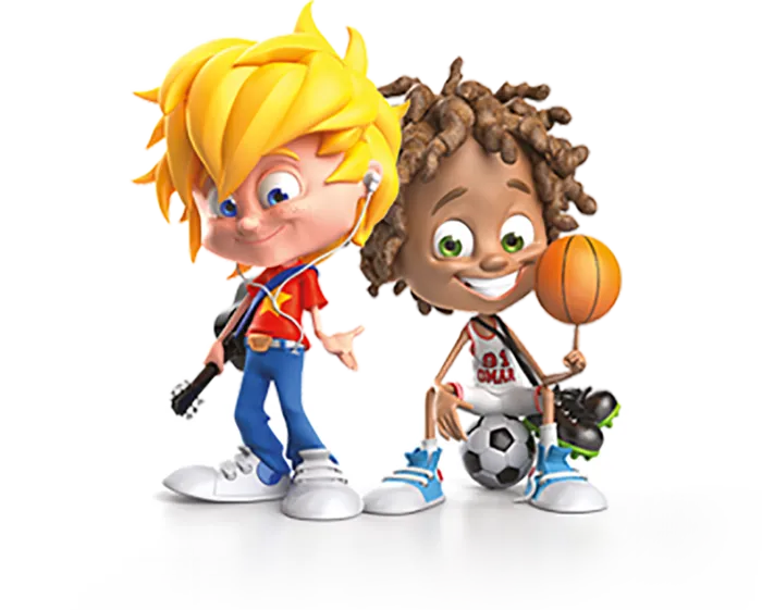 孩子卡通简笔人物素材