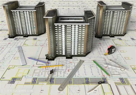 建筑模型cad图纸高清图