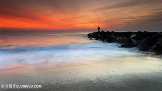 海景 沙滩风景画壁纸