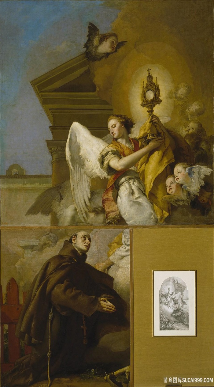 天使人物愿景油画