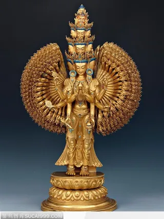 一千臂观音，西藏