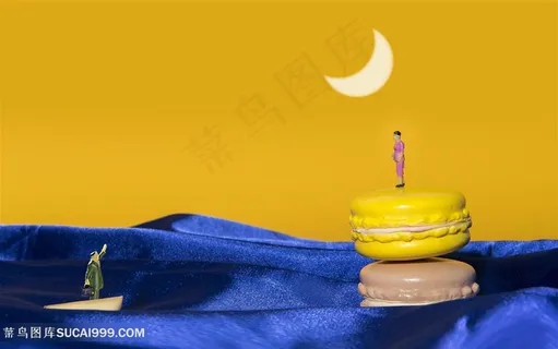 创意美食摄影马卡龙