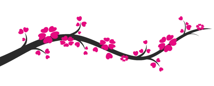 枝丫梅花红色