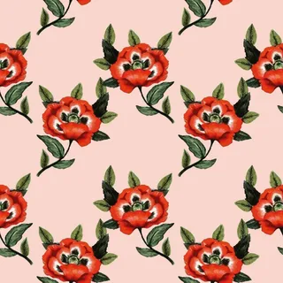 花卉唯美手绘花朵面料纹理手机壳布料面料印花服装矢量图案素材