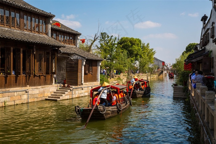 江苏无锡荡口古镇风景素材