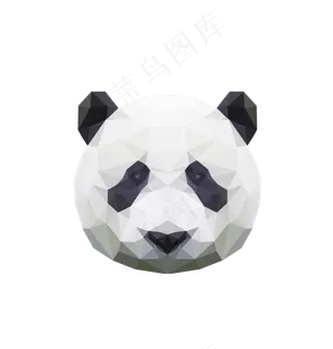 晶格可爱大熊猫头