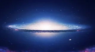 高清晰蓝色星系壁纸