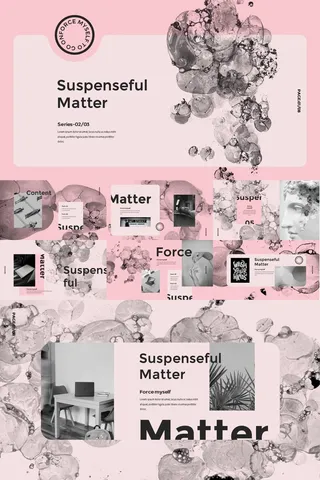 悬而未决的事PPT PPT模板 高端 大气