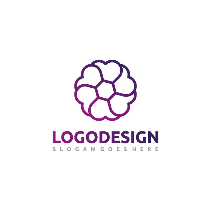 图标标识标志立体几何图形企业商标VI品牌LOGO设计模板AI矢量素材ai矢量模版下载