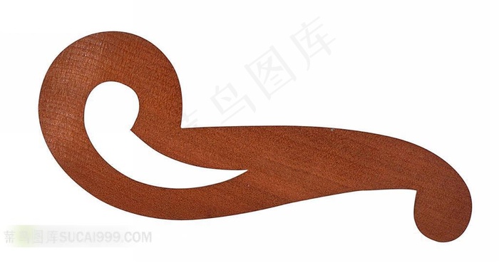 精美的弧形尺子摄影素材