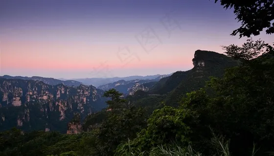 湖南张家界天子山风景写真图片 湖南张家界天子山风景写真图片