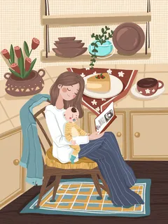 大气妇女节女神女王女生母亲节卡通手绘插图插画海报素材设计模板 大气妇女节女神女王女生母亲节卡通手绘插图插画海报素材设计模板