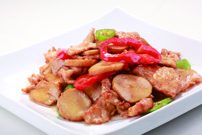 杏鲍菇炒肉片 (3)