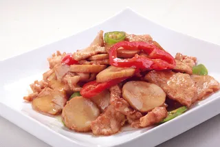 杏鲍菇炒肉片 (3)