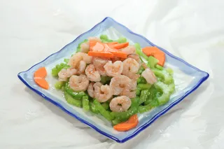 30苦瓜虾仁 东北饺子园