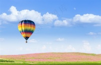 航空飞行系列 - 稳定飞行的热气球