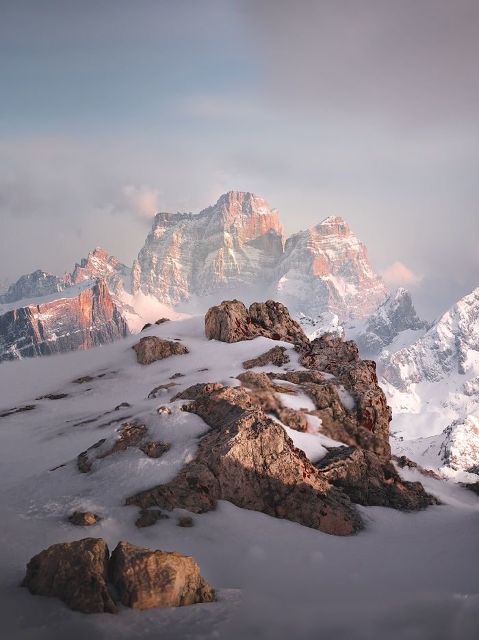 雪山风景图片