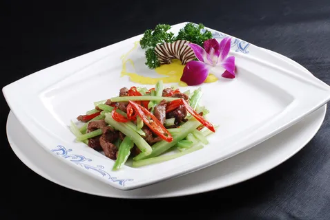 川菜湘菜高清菜谱 芥菜丝椒炒牛柳.2 川菜湘菜高清菜谱 芥菜丝椒炒牛柳.2