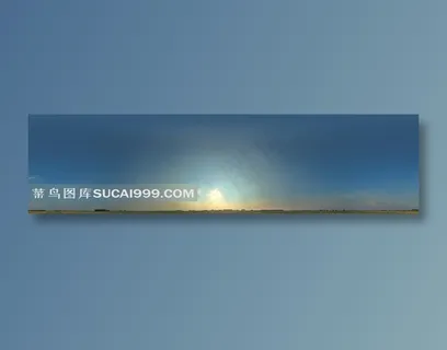 晴朗的蓝色天空