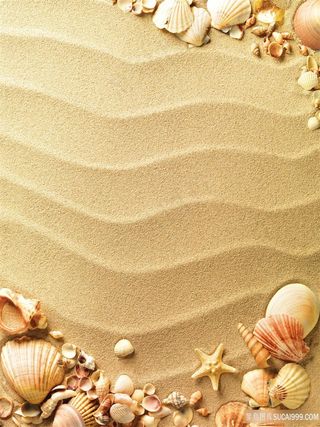 沙滩景色高清大海图片素材