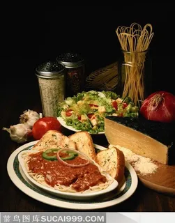 西方美食餐饮-全套意大利面烤面包小麦粉奶酪 西方美食餐饮-全套意大利面烤面包小麦粉奶酪