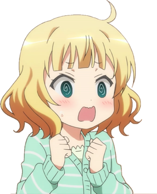 短发女孩惊奇表情卡通人物