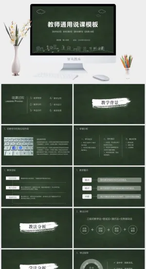 课件PPT模板动态教学教师说课公开课授课教育培训演示模板素材