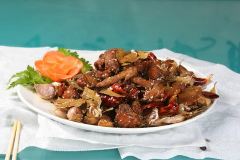 香叶皮蒜烤仔鸡 (2)