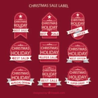 免抠促销打折标签