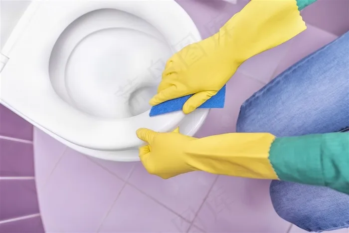 清洁马桶高清图片